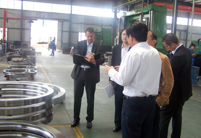 德國舍弗勒集團到我司考察