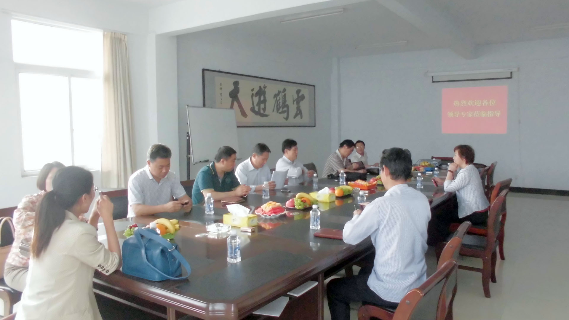 省政府領導一行到我司進行考察、指導