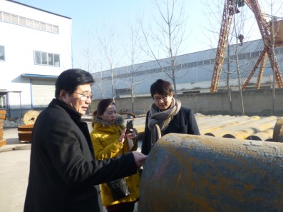 韓國(guó)客戶來我司參觀考察